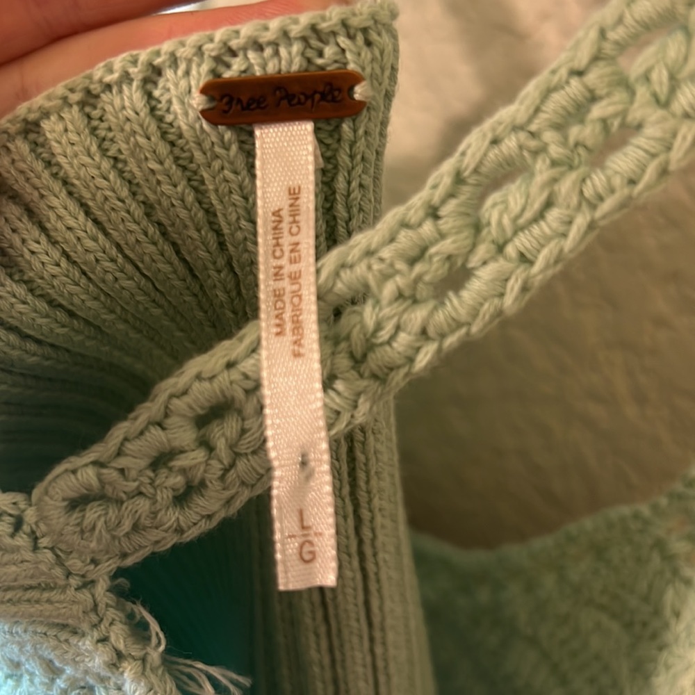 M- free people Berlinette Crochet Cami Crop - Picture 5 of 5